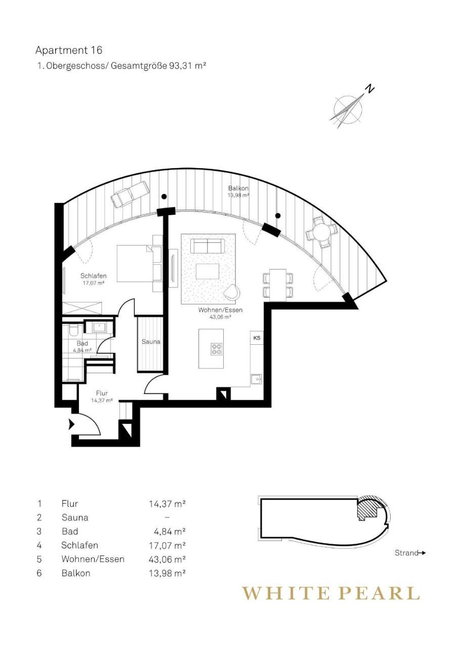 White Pearl Apartment 1.16 Timmendorfer Strand Luaran gambar